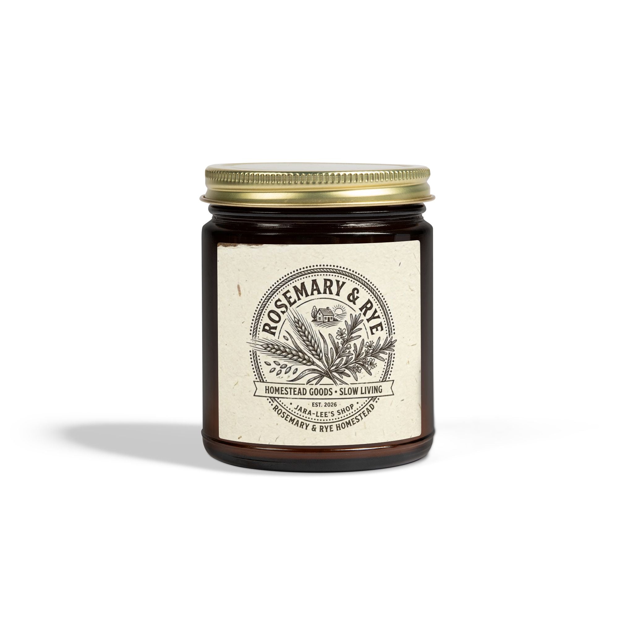 Coconut Apricot Scented Candle — 4oz & 9oz Glass Jar (Coconut Apricot Wax)