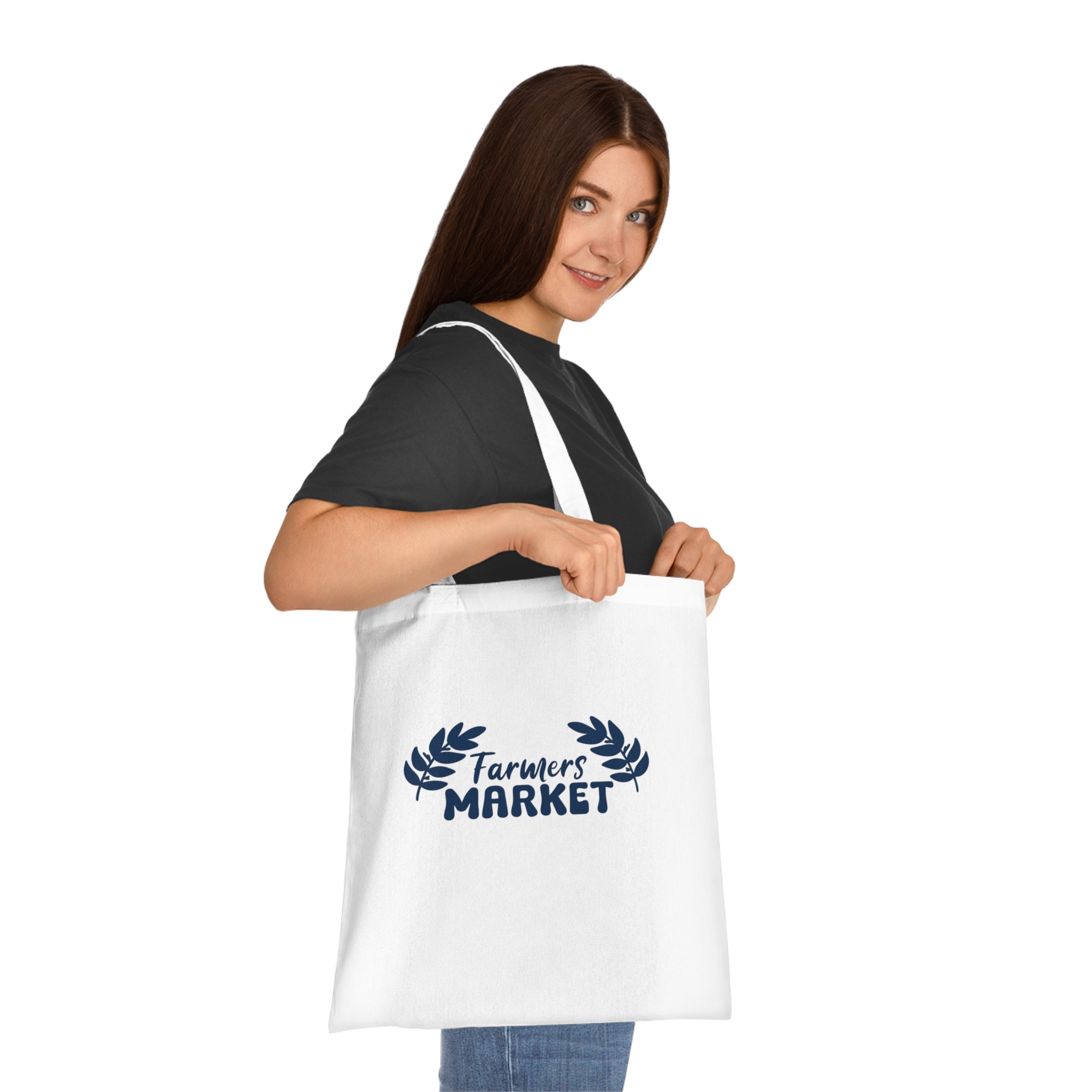 Farmers Market Cotton Tote — Reusable