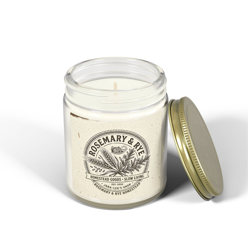 Coconut Apricot Scented Candle — 4oz & 9oz Glass Jar (Coconut Apricot Wax)