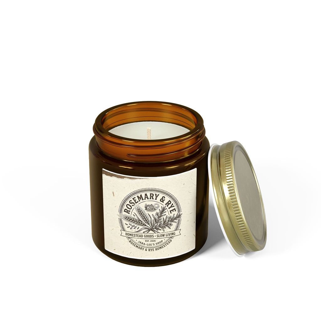 Coconut Apricot Scented Candle — 4oz & 9oz Glass Jar (Coconut Apricot Wax)