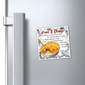 Mac & Cheese Recipe Magnet — Vintage Kitchen Recipe Refrigerator Magnet