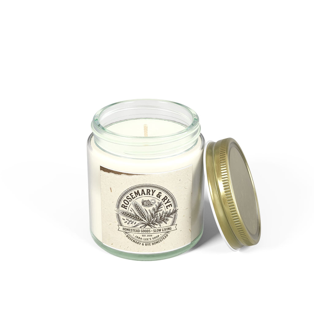 Coconut Apricot Scented Candle — 4oz & 9oz Glass Jar (Coconut Apricot Wax)